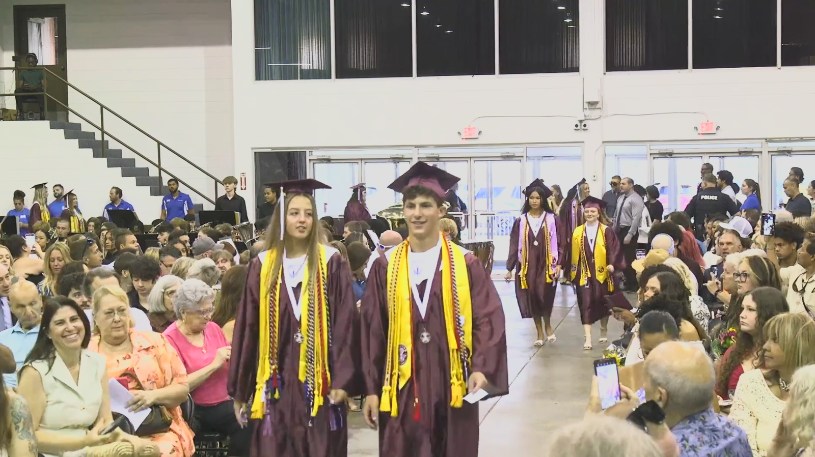 Graduates at Riverview High School's 2026 graduation ceremony